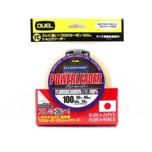 duel power leder 100 lb50m 46kg 0.91mm flourocarbon